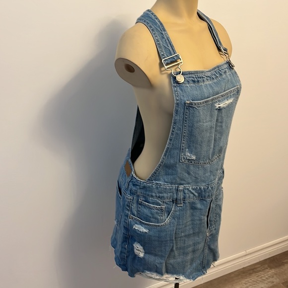 BNWT Denim Overall Skirt - Picture 4 of 14